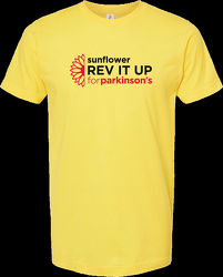 Unisex - Sunflower Rev It Up for Parkinson's T-Shirt 